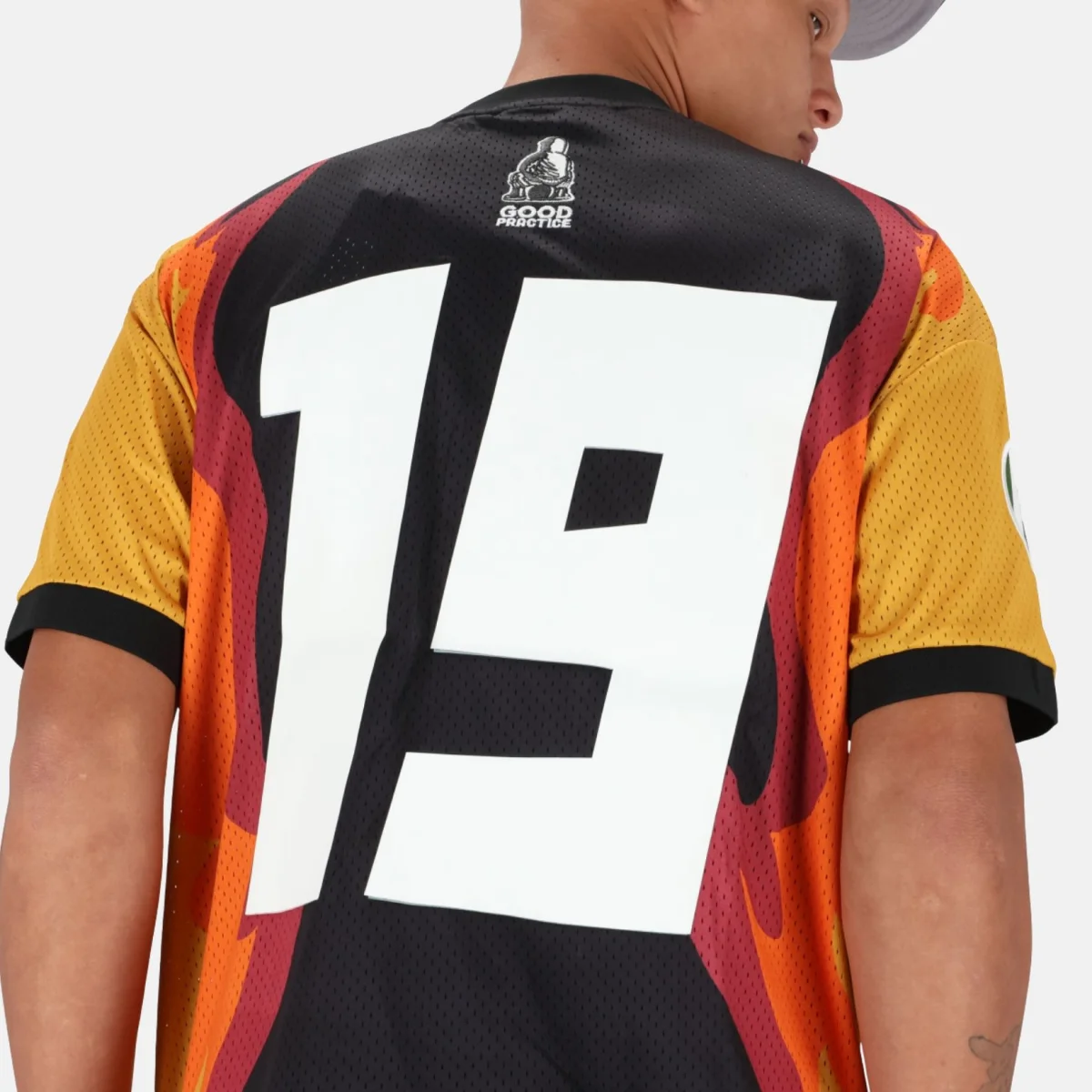 Fire Mesh Short Sleeve Top