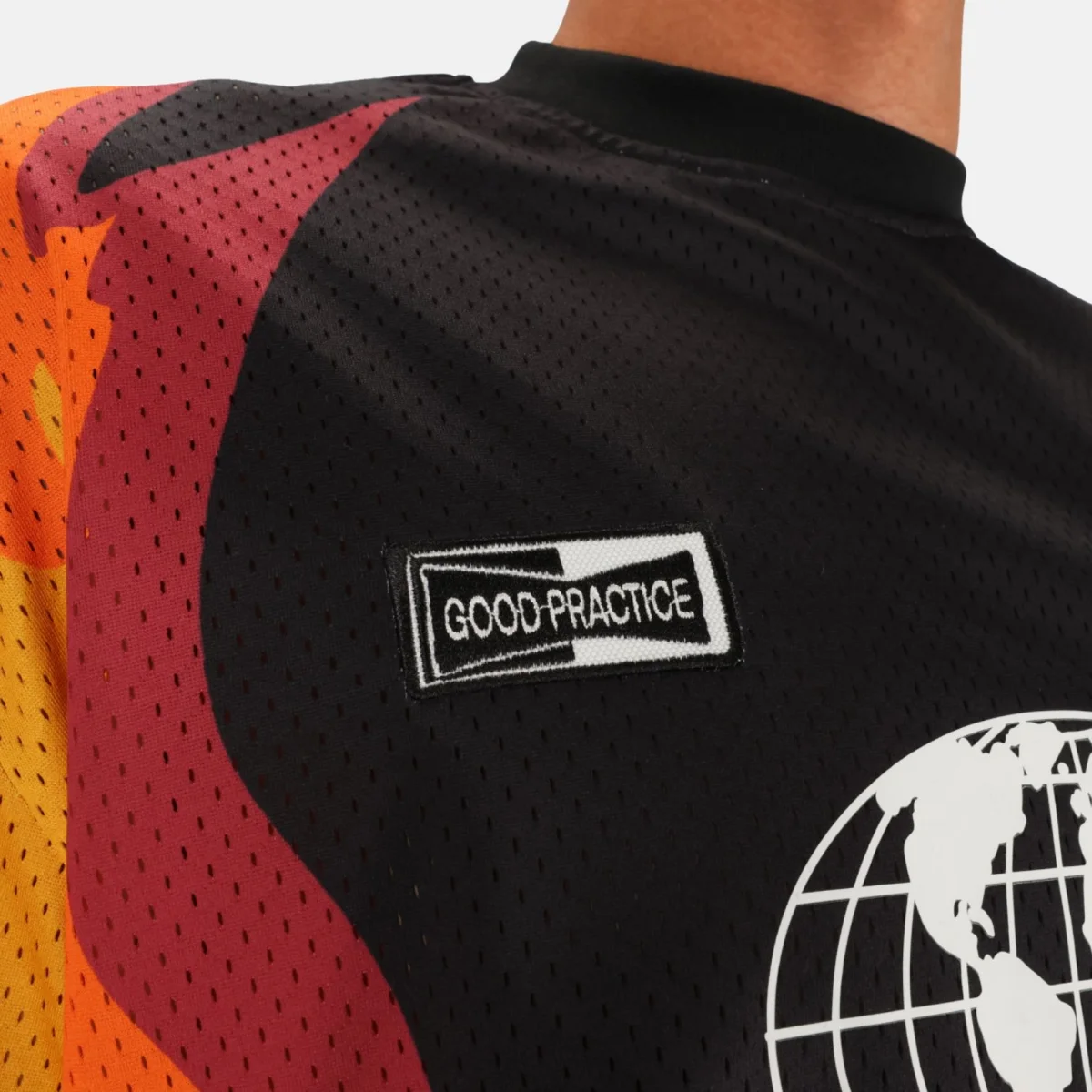 Fire Mesh Short Sleeve Top