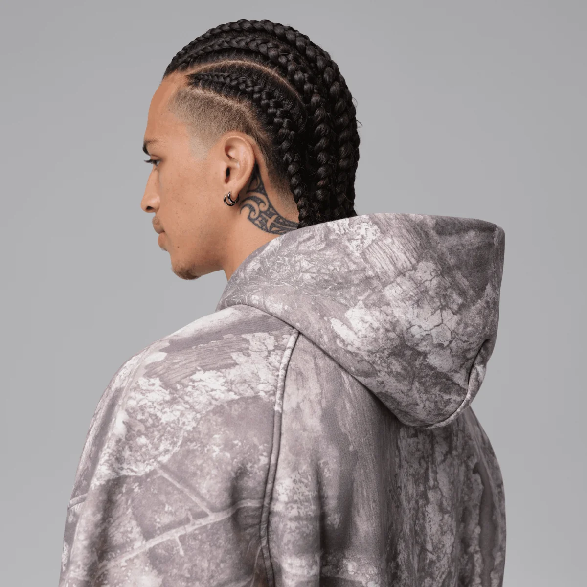 Jordan - Jordan Brooklyn  Realtree Fleece Pullover Hoodie - White (JORD-100)