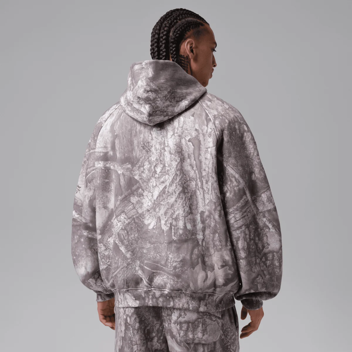 Jordan - Jordan Brooklyn  Realtree Fleece Pullover Hoodie - White (JORD-100)