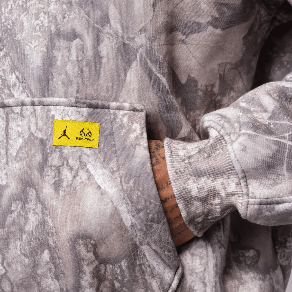 Jordan - Jordan Brooklyn  Realtree Fleece Pullover Hoodie - White (JORD-100)