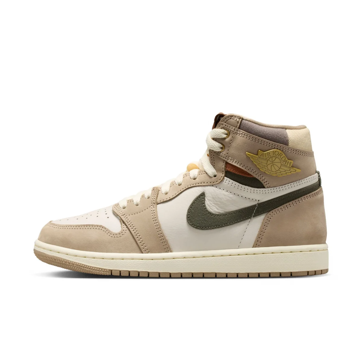 Jordan - Air Jordan 1 Retro High OG (W) - Khaki / Cargo Khaki-Sail-Coconut Milk (JORD-201)