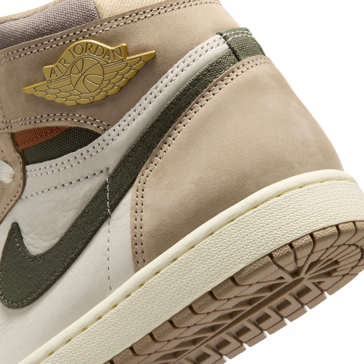 Jordan - Air Jordan 1 Retro High OG (W) - Khaki / Cargo Khaki-Sail-Coconut Milk (JORD-201)