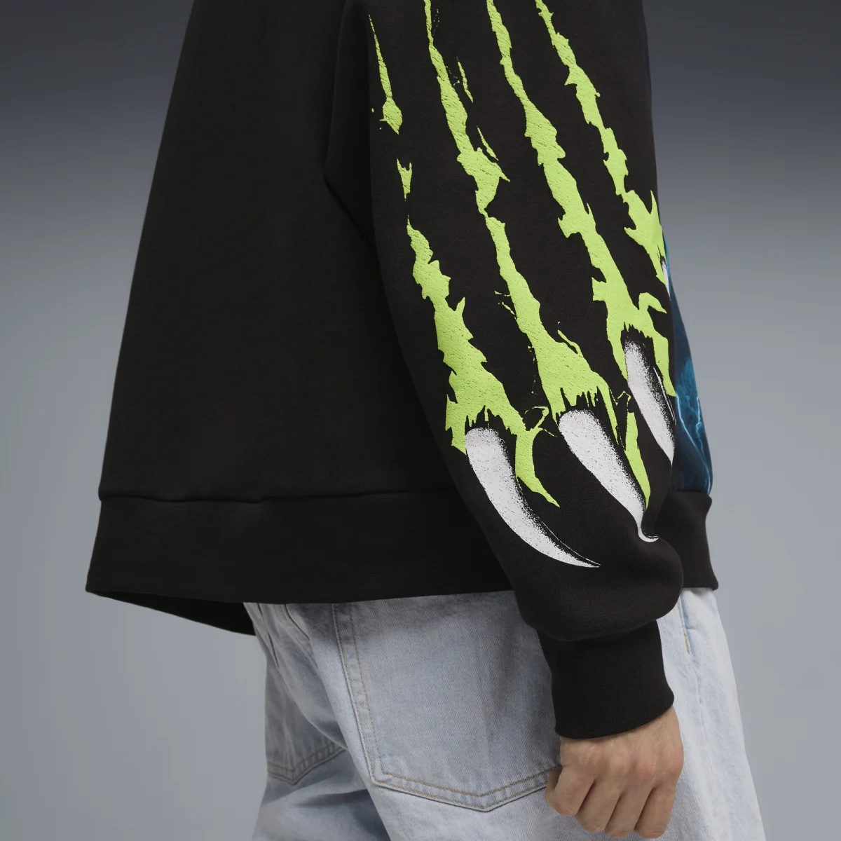 Graphic Vintage Cat Boxy Hoodie